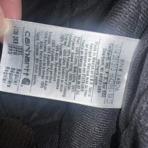 VTG Carhartt J130 Sandstone Active Jacket 2XL XXL Brown Quilted Lining Distress - Picture 7 of 13